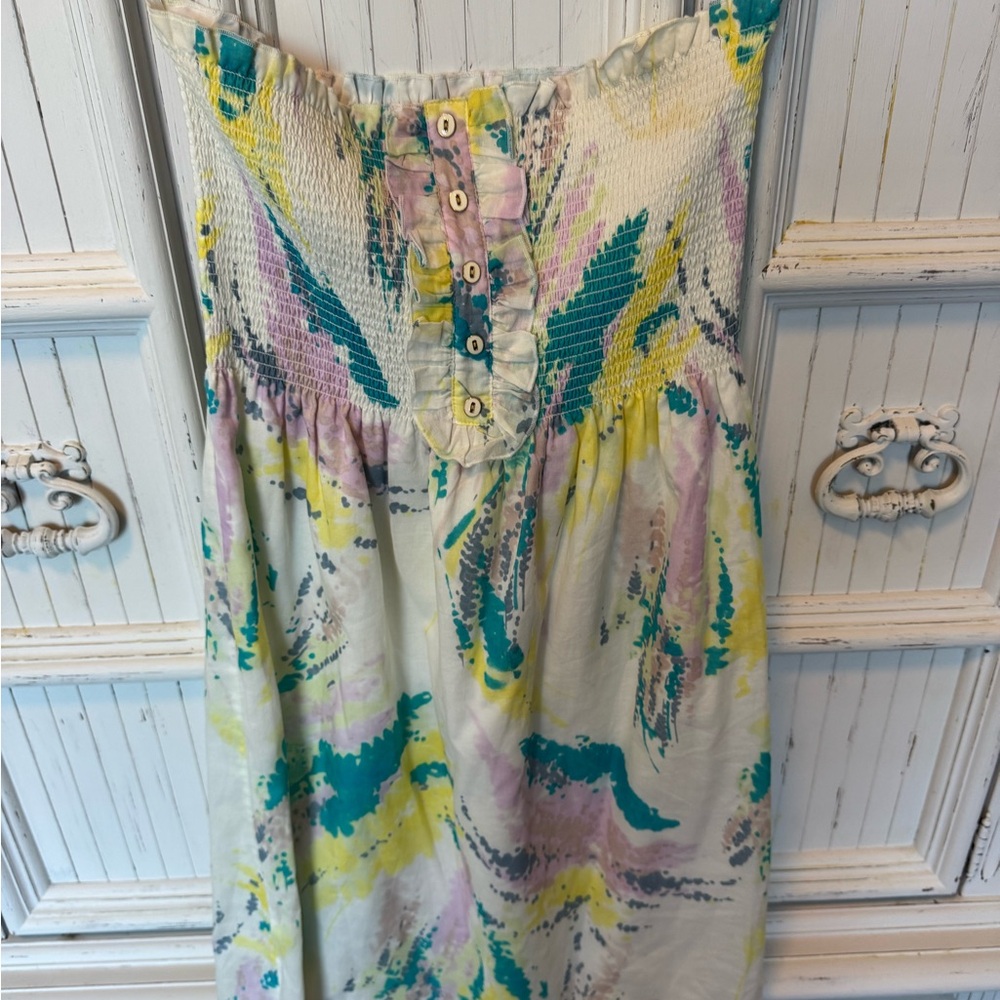 Gianni Bini Vibrant Maxi Skirt with Button Detail